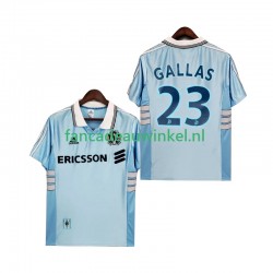 Olympique Marseille Wedstrijdshirt met Korting Gallas 23 Retro Uit Heren 1998 1999 Korte Mouw