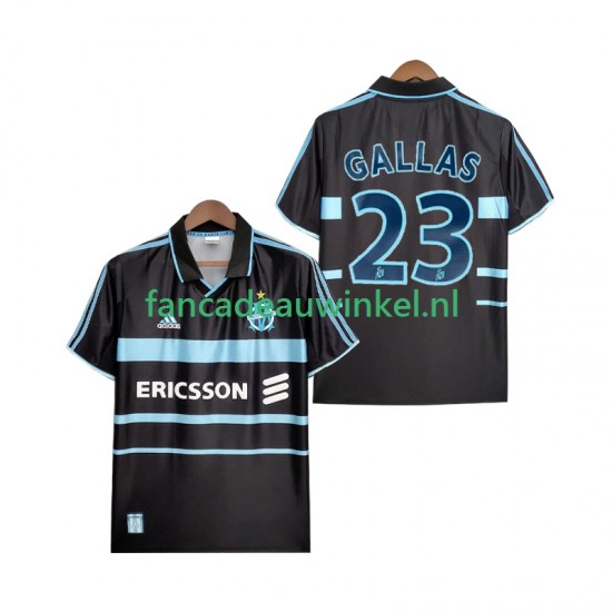 Olympique Marseille Wedstrijdshirt met Korting Gallas 23 2000 Retro 3rd Heren 1999 Korte Mouw