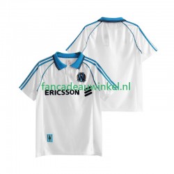 Olympique Marseille Wedstrijdshirt met Korting Retro Thuis Heren 1998 1999 Korte Mouw