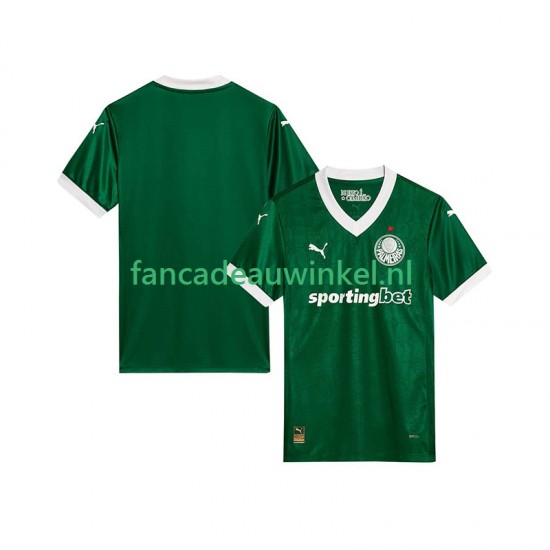 Palmeiras Wedstrijdshirt met Korting Thuis Heren 2025-26 Korte Mouw