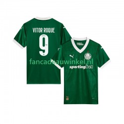 Palmeiras Wedstrijdshirt met Korting Vitor Roque 9 Thuis Heren 2025-26 Korte Mouw