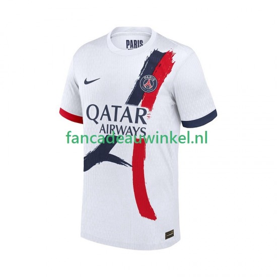 Paris Saint-Germain Wedstrijdshirt met Korting Uit Heren 2025-26 Korte Mouw