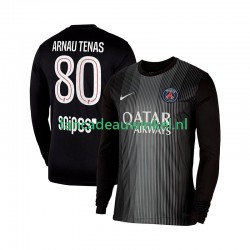 Paris Saint-Germain Wedstrijdshirt met Korting Arnau Tenas 80 Keepersshirt Thuis Heren 2025-26 Lange Mouw
