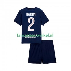 Paris Saint-Germain Wedstrijdshirt met Korting Hakimi 2 Thuis Kind 2025-26 Korte Mouw