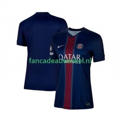 Paris Saint-Germain Wedstrijdshirt met Korting Thuis Dames 2025-26 Korte Mouw