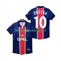 Paris Saint-Germain Wedstrijdshirt met Korting OKOCHA 10 Retro Thuis Heren 1998 1999 Korte Mouw
