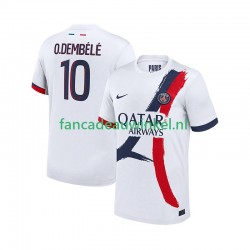 Paris Saint-Germain Wedstrijdshirt met Korting Ousmane Dembele 10 Uit Heren 2025-26 Korte Mouw