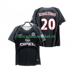 Paris Saint-Germain Wedstrijdshirt met Korting RONALDINHO 20 2001 Retro 3rd Heren 2002 Korte Mouw