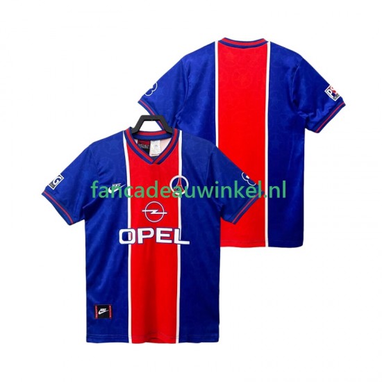 Paris Saint-Germain Wedstrijdshirt met Korting 1995 1996 Retro Thuis Heren Korte Mouw