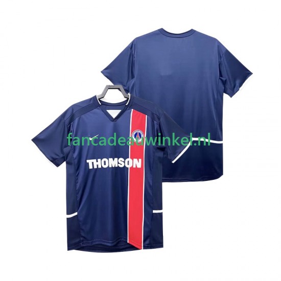 Paris Saint-Germain Wedstrijdshirt met Korting 2003 Retro Thuis Heren 2002 Korte Mouw