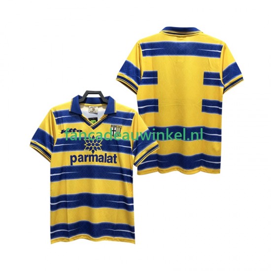Parma Wedstrijdshirt met Korting Retro Thuis Heren 1998 1999 Korte Mouw