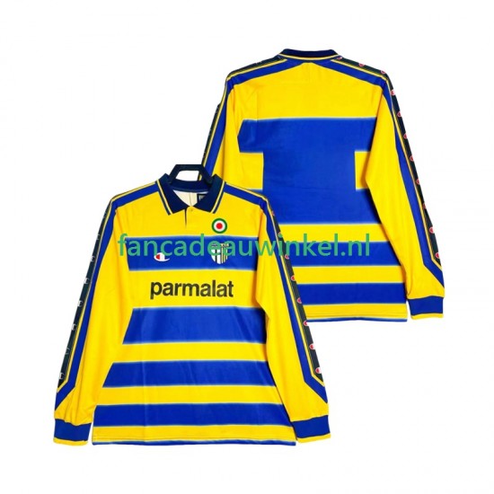 Parma Wedstrijdshirt met Korting 2000 Retro Thuis Heren 1999 Lange Mouw