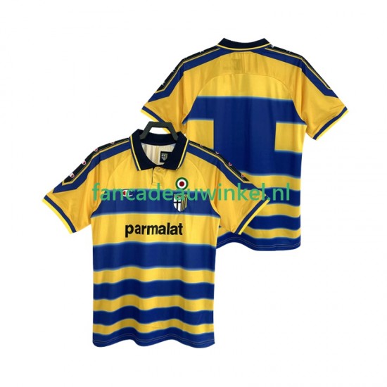 Parma Wedstrijdshirt met Korting 2000 Retro Thuis Heren 1999 Korte Mouw