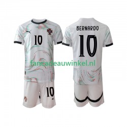 Portugal Wedstrijdshirt met Korting Bernardo Silva 10 Uit Kind 2025-26 Korte Mouw