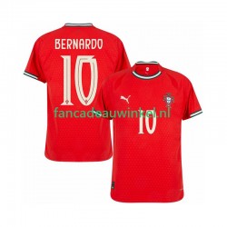Portugal Wedstrijdshirt met Korting Bernardo Silva 10 Thuis Heren 2025-26 Korte Mouw