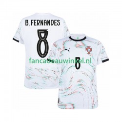 Portugal Wedstrijdshirt met Korting Bruno Fernandes 8 Uit Heren 2025-26 Korte Mouw