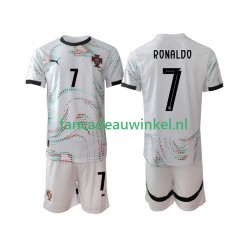 Portugal Wedstrijdshirt met Korting Cristiano Ronaldo 7 Uit Kind 2025 Korte Mouw