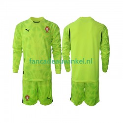 Portugal Wedstrijdshirt met Korting Keepersshirt Thuis Kind 2025 Lange Mouw