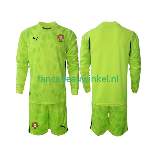 Portugal Wedstrijdshirt met Korting Keepersshirt Thuis Kind 2025 Lange Mouw