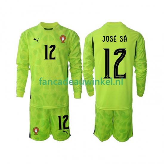 Portugal Wedstrijdshirt met Korting Jose Sa 12 Keepersshirt Thuis Kind 2025 Lange Mouw