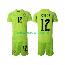 Portugal Wedstrijdshirt met Korting Jose Sa 12 Keepersshirt Thuis Kind 2025 Korte Mouw
