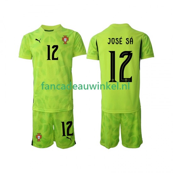 Portugal Wedstrijdshirt met Korting Jose Sa 12 Keepersshirt Thuis Kind 2025 Korte Mouw