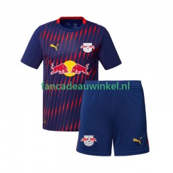 RB Leipzig Wedstrijdshirt met Korting Uit Kind 2025-26 Korte Mouw
