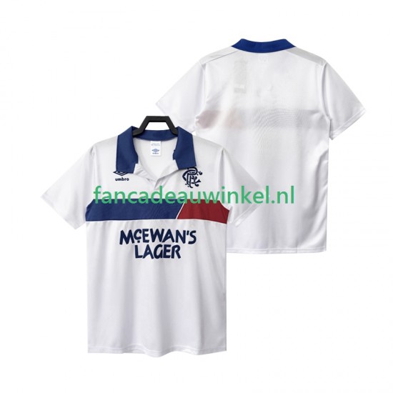 Rangers Wedstrijdshirt met Korting Retro Uit Heren 1994 Korte Mouw