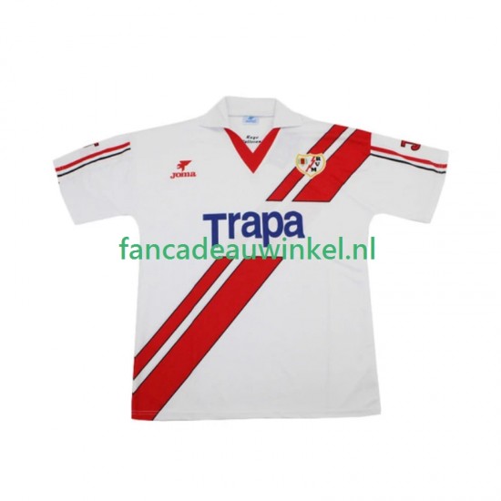 Rayo Vallecano Wedstrijdshirt met Korting 1997 Retro Thuis Heren 1998 Korte Mouw