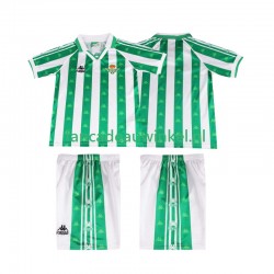 Real Betis Wedstrijdshirt met Korting 1996 1997 Retro Thuis Kind Korte Mouw