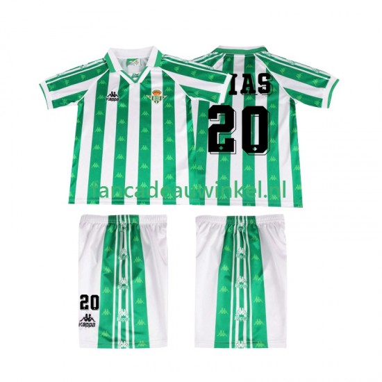 Real Betis Wedstrijdshirt met Korting Tomas Olias 20 1996 1997 Retro Thuis Kind Korte Mouw