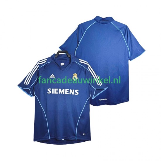 Real Madrid Wedstrijdshirt met Korting 2005 Retro Uit Heren 2006 Korte Mouw