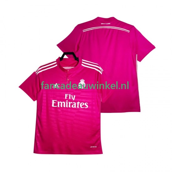 Real Madrid Wedstrijdshirt met Korting 2014 2015 Retro Uit Heren Korte Mouw