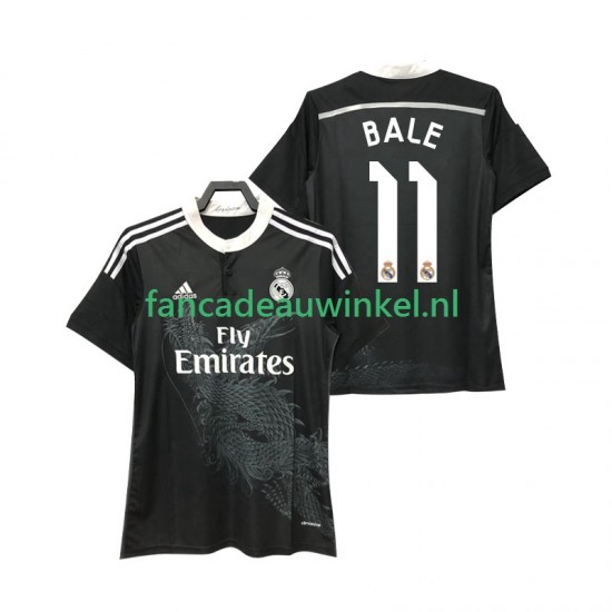 Real Madrid Wedstrijdshirt met Korting BALE 11 2014 2015 Retro Uit Heren Korte Mouw