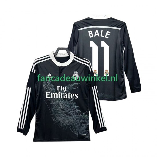 Real Madrid Wedstrijdshirt met Korting BALE 11 2014 2015 Retro 3rd Heren Lange Mouw