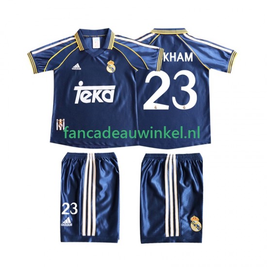 Real Madrid Wedstrijdshirt met Korting BECERHAM 23 Retro 3rd Kind 1998 1999 Korte Mouw