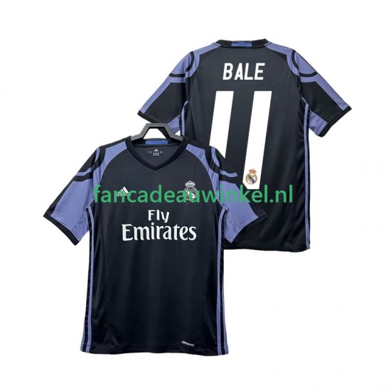 Real Madrid Wedstrijdshirt met Korting Bale 11 2016 2017 Retro 3rd Heren Korte Mouw