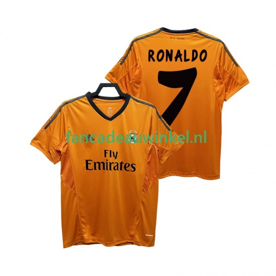 Real Madrid Wedstrijdshirt met Korting CRISTIANO RONALDO 7 2013 2014 Retro 3rd Heren Korte Mouw
