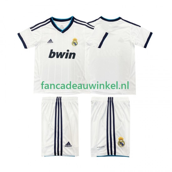 Real Madrid Wedstrijdshirt met Korting 2012 2013 Retro Thuis Kind Korte Mouw