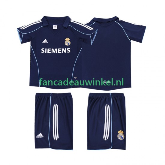 Real Madrid Wedstrijdshirt met Korting 2005 Retro Uit Kind 2006 Korte Mouw