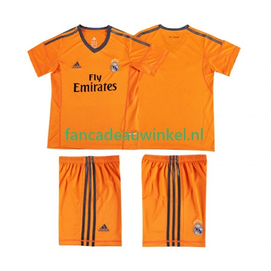 Real Madrid Wedstrijdshirt met Korting 2013 2014 Retro 3rd Kind Korte Mouw