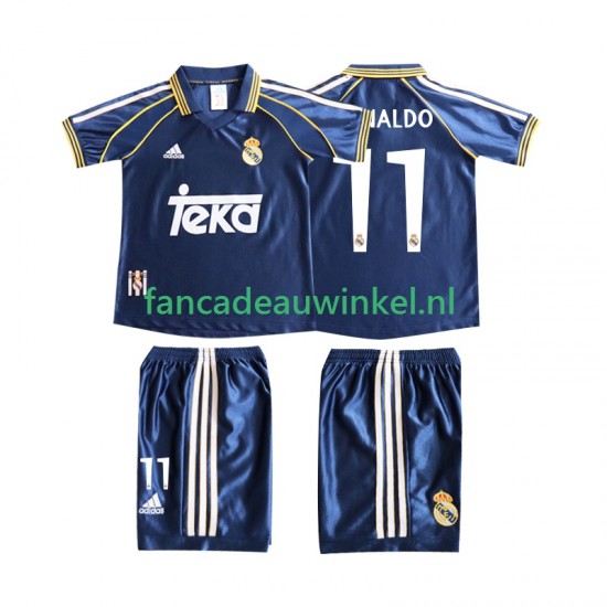 Real Madrid Wedstrijdshirt met Korting Cristiano Ronaldo 11 Retro 3rd Kind 1998 1999 Korte Mouw