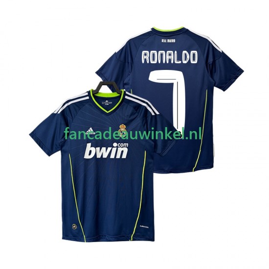 Real Madrid Wedstrijdshirt met Korting Cristiano Ronaldo 7 Retro Uit Heren 2011 2010 Korte Mouw