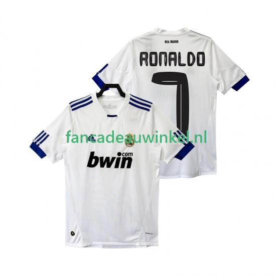 Real Madrid Wedstrijdshirt met Korting Cristiano Ronaldo 7 Retro Thuis Heren 2011 2010 Korte Mouw