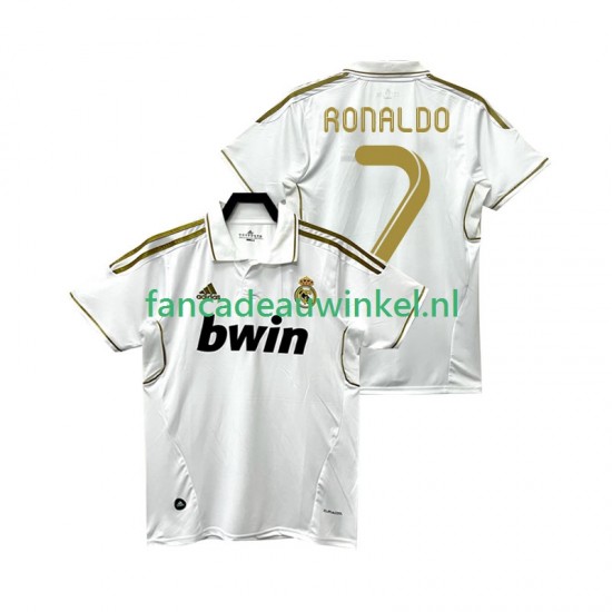 Real Madrid Wedstrijdshirt met Korting Cristiano Ronaldo 7 2012 Retro Thuis Heren 2011 Korte Mouw
