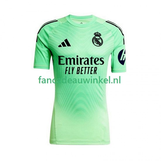 Real Madrid Wedstrijdshirt met Korting Keepersshirt Uit Heren 2025-26 Korte Mouw