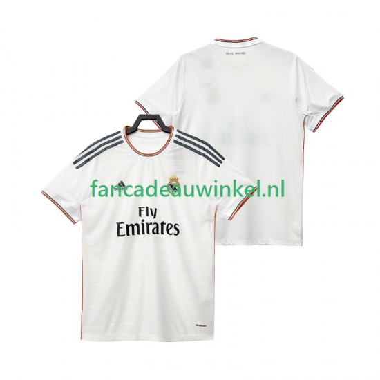 Real Madrid Wedstrijdshirt met Korting 2013 2014 Retro Thuis Heren Korte Mouw