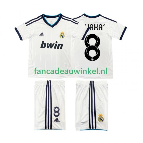 Real Madrid Wedstrijdshirt met Korting KAKA 8 2012 2013 Retro Thuis Kind Korte Mouw