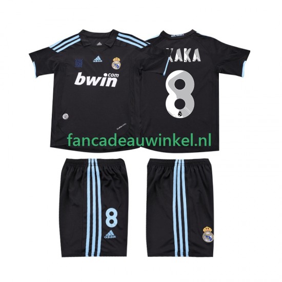 Real Madrid Wedstrijdshirt met Korting KAKA 8 2009 Retro Uit Kind 2010 Korte Mouw