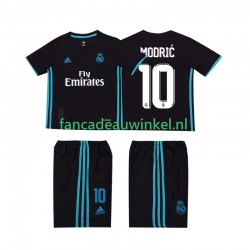 Real Madrid Wedstrijdshirt met Korting Modrić 10 2017 2018 Retro Uit Kind Korte Mouw